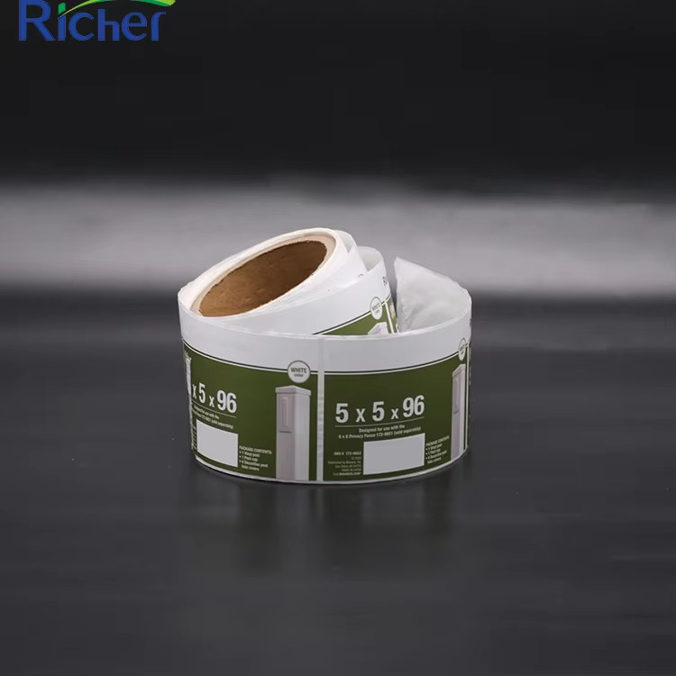 Customized Security Labels Printer Waterproof Adhesive Durable Thermal Direct Shipping Roll Multi-Language Sticker