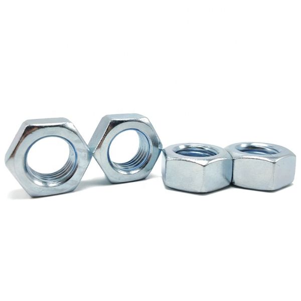 Hex Nuts Metal M6 DIN Standard Carbon Steel for Heavy Industry