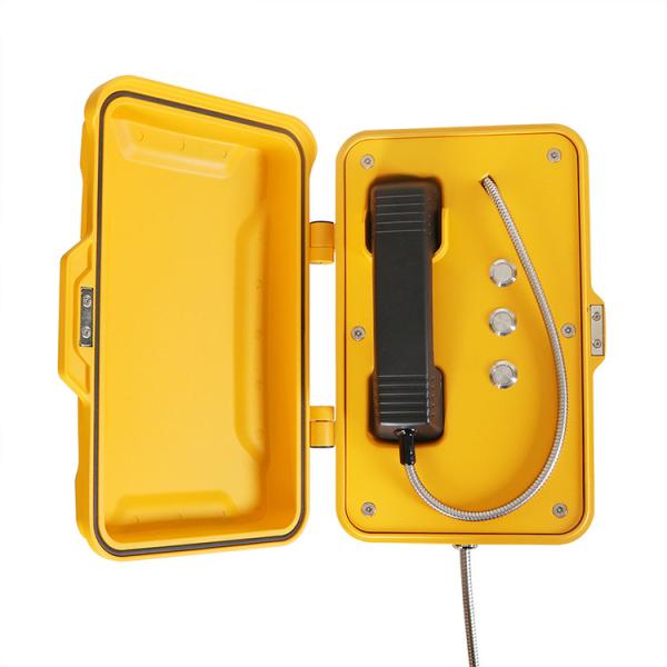 IP67 Aluminum Alloy Speed Dial Emergency Roadside Telephone SIP Moisture Resistant