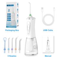 Electric Teeth Cleaning Device Oral Irrigator for Home Travel Dental Floss Water Flosser IPX7 Waterproof