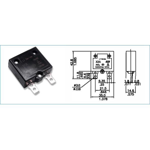 AC автомата защити цепи 3A 5A 50A 60A 125V 250V серии возврата L1 мотора автоматический автоматический