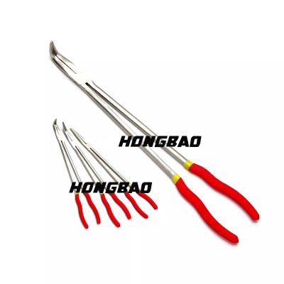 16 90 Degree Bent Needle Nose Pliers Long Nose Angled Clip Curve