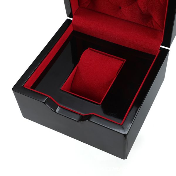 Watch Box Wholesale Window Opening PU Customized Rectangular Jewelry Packaging High end Paint Packaging Box Storage Box Gift Box