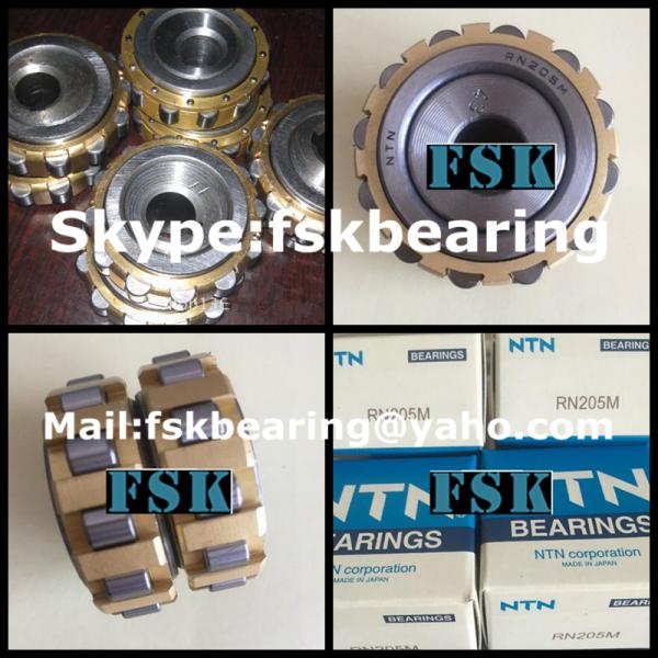 Eccentric RN205M Cylindrical Roller Bearing Brass Cage for Reduction Box