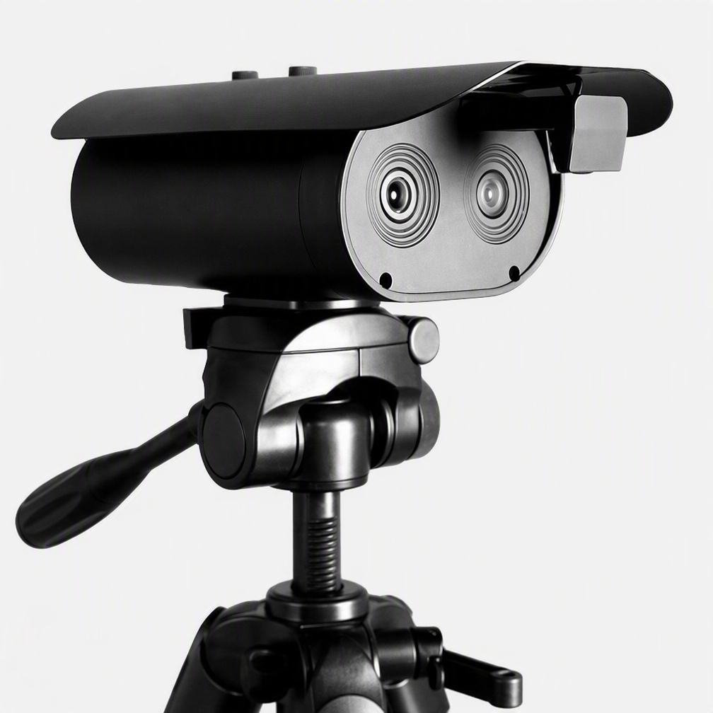 JTA-FACE-DM03 Face Recognition Thermal Temperature Screening Camera All-in-One 2MP Visible + IR Blackbody HDMI Direct Display Mask Detection Fever Alarm 1-4m 150-200 People/Min Wall Tripod Mount