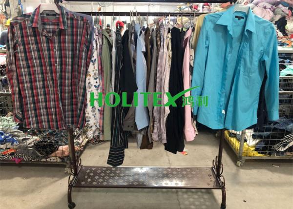 Comfortable Mens Used Clothing Japanese Style Second Hand Mens Long Sleeve Shirts