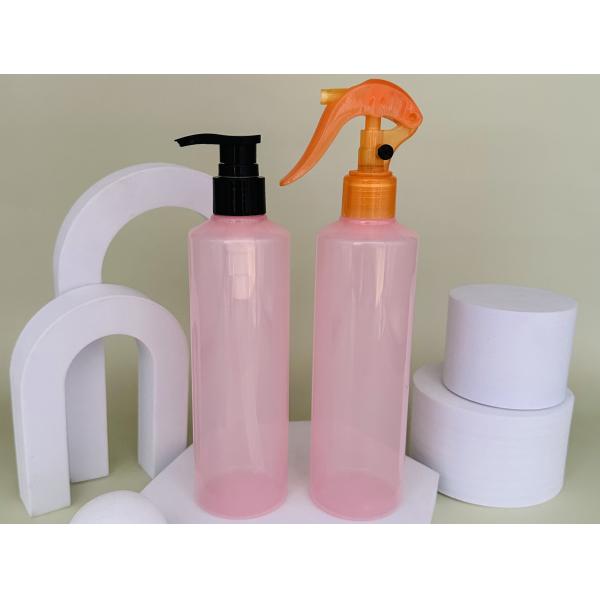 Индивидуальный уход Промышленный популярный розовый PET бутылка Пластиковая бутылка шампуня для кондиционера волос