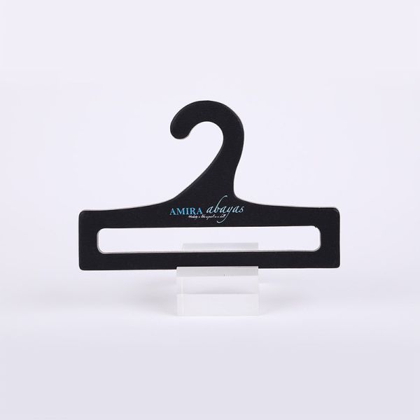 Non Pollution Recycled Paper Cardboard Scarf Hangers With Embossed Logo OEM