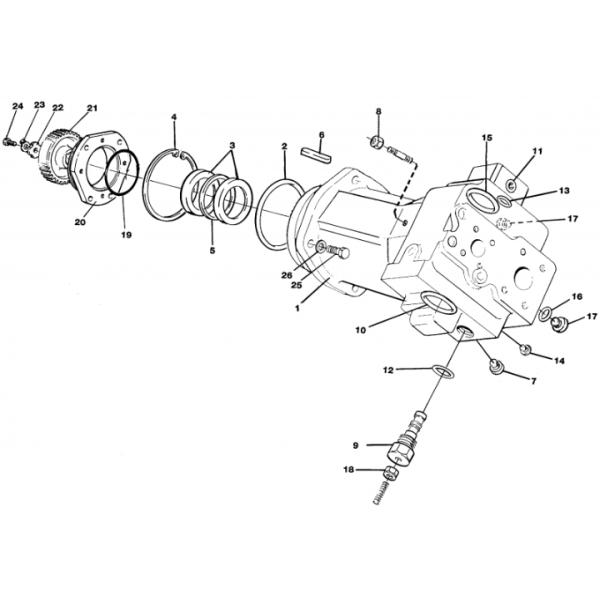 Belparts экскаватор главный насос EC200 EC210 EC210B гидравлический насос для VOE 14214127 VOE 14344193 SA 1142-00012