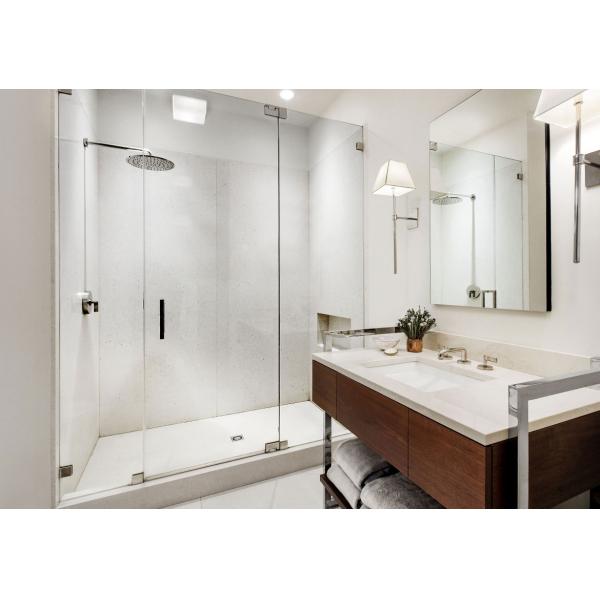 Seguridad insonorizada Puerta oscilante de vidrio templado aislamiento térmico Baño sin marco Puertas de ducha de vidrio oscilante 3mm-12mm Puerta de vidrio endurecido