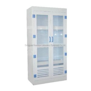 Влагостойкий кисловочный кухонный шкаф хранения, стальной шкаф хранения лаборатории со стеклянными дверями