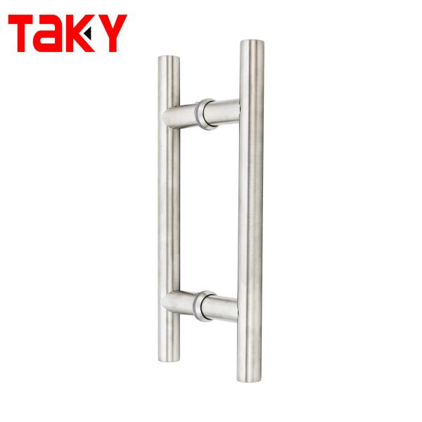 Easy Installation Customized OEM Stainless Steel Modern H Shape Glass Door Handle
