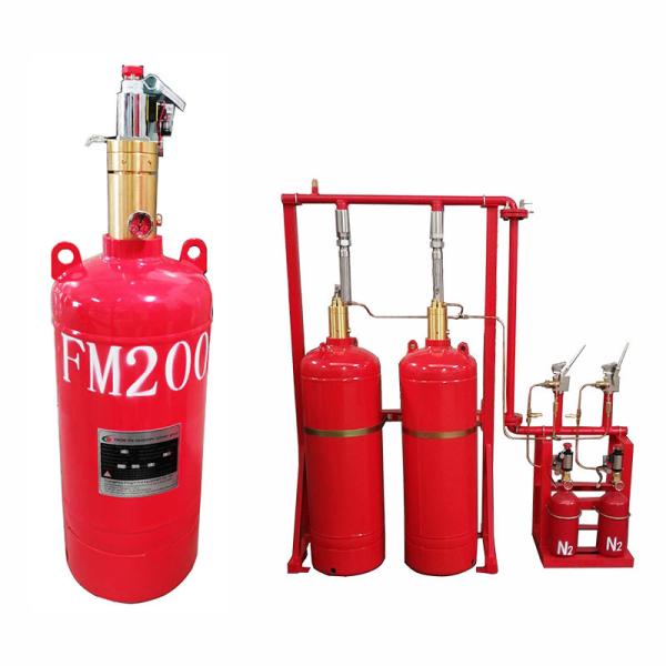 Système de réseau de tuyauterie FM200 efficace pour la suppression des incendies par des agents propres