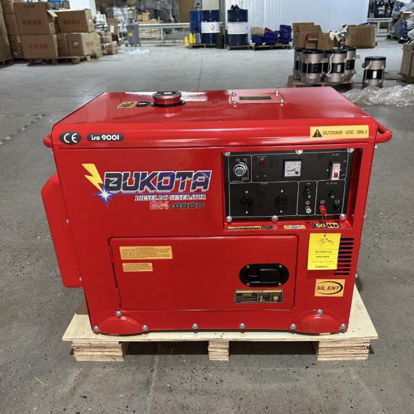 8kw Silent Diesel Generator Household Three Phase Silent Genset