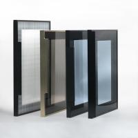 Quadro de Matte Black Kitchen Cabinet Aluminum para o vidro da porta de armário