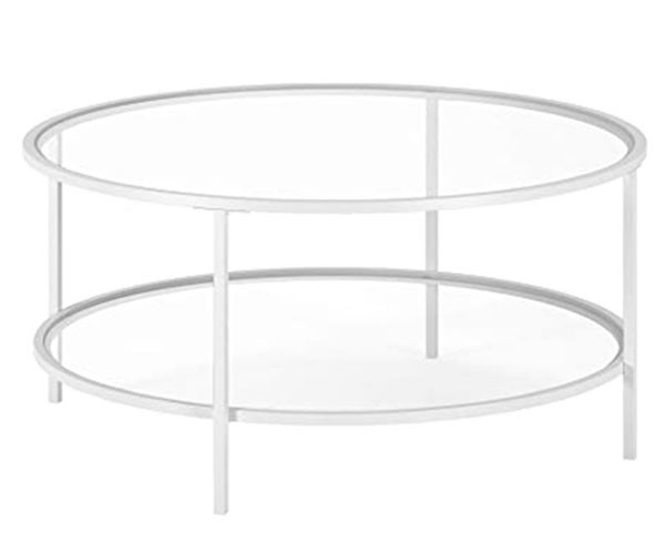 Прочная круглая стеклянная мебель 17