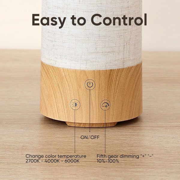 10000 Lux Light Therapy Desk Lamp with 3 Color Temp and Adjustable Brightness