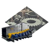 2 à 4 kW*8 Machine à filtrage à rouleaux pour le tri des débris 385TPH Débit