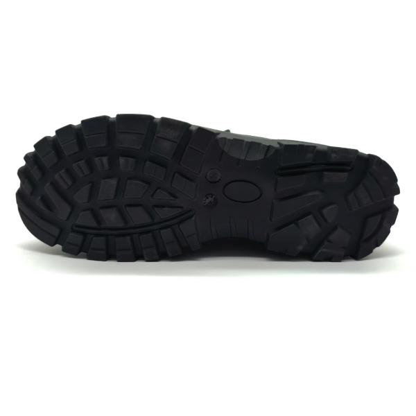 Mid Top Style Martin Boots Anti Impact / Anti Puncture TPU Toe Cap Boots Black