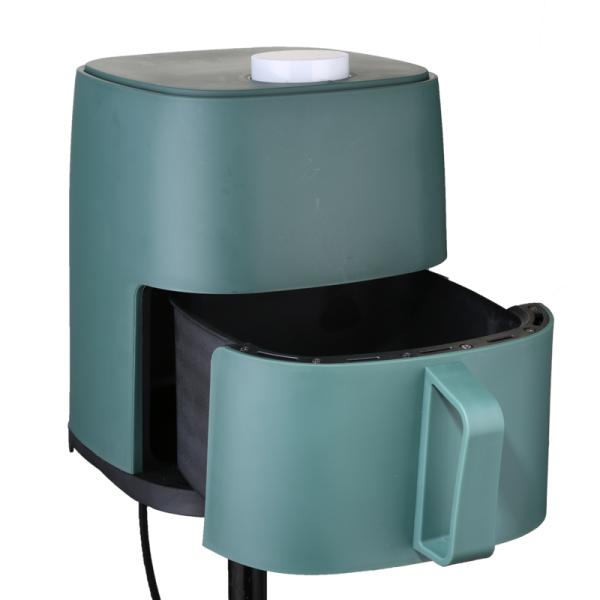 1800W 12L Fritadora de aire digital horno Cocina sin aceite tostadora multifunción con 12 recetas de cocina