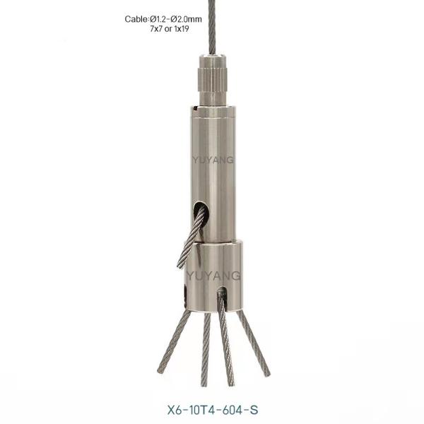 One Four Steel Hanging Wire System For Plants Potted And Hang Lamps 4 Legs X6-604-S