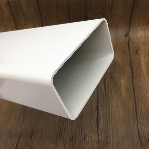 White PVC Hydroponic NFT System for Mass Production Square Tube or 100*50mm Round Pipe