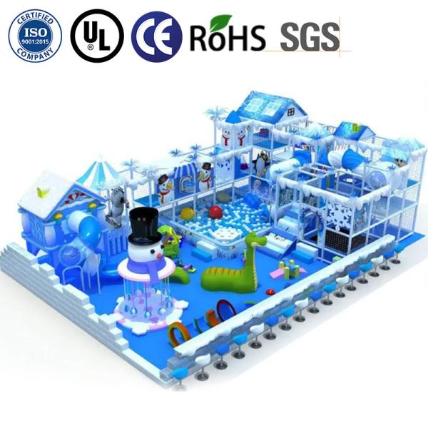 Custom Theme High Capacity Kids Indoor Playground with Children's Protection Materials and 1-5 Years Warranty