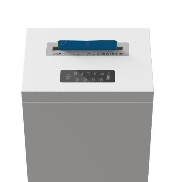Commercial Heavy Duty Cross Cut 30 Sheets Paper Credit Card CD Shredder BA7030C with Wheels for Office Home Use