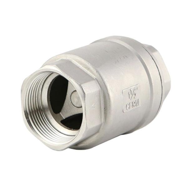 Válvula de verificação de mola vertical de aço inoxidável H12W