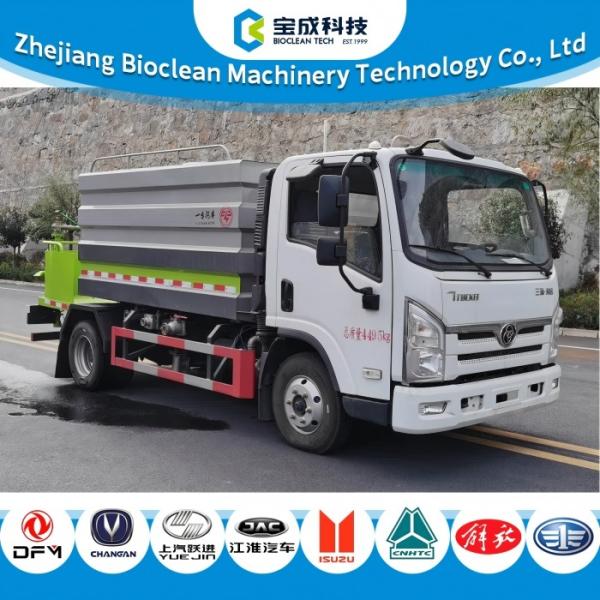 4.5tons Road Repair Truck Road Cleaning Truck 89km/H Maximum Speed Energy