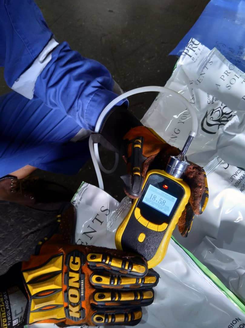 4 в 1 мониторе 4 газа в одном CH4 LEL O2его HC CO H2S оборудования газа безопасности монитора газа
