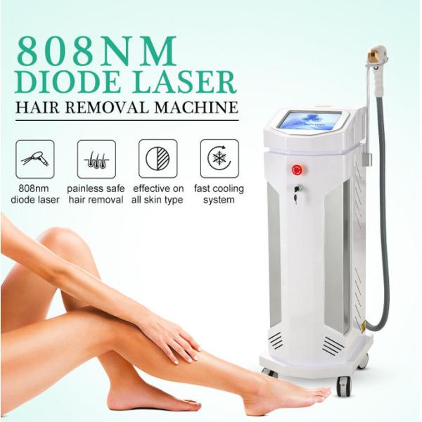 Вертикальная машина удаления волос лазера диода 808nm для губы Chin ноги руки
