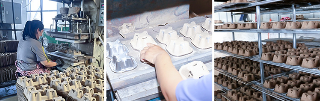 Disposable Tearable 2 Cup Pulp Holder Detachable Eco Friendly Coffee Tray