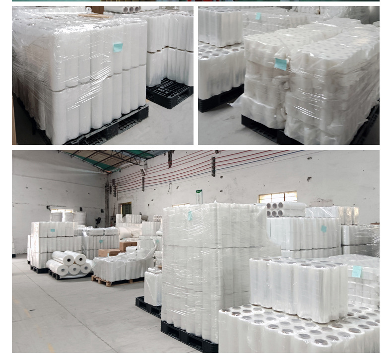 18 Inch 20 Microns Stretch Film LLDPE Soft Plastic Packaging Film Hand & Machine Use Width PE Material Casting Processed