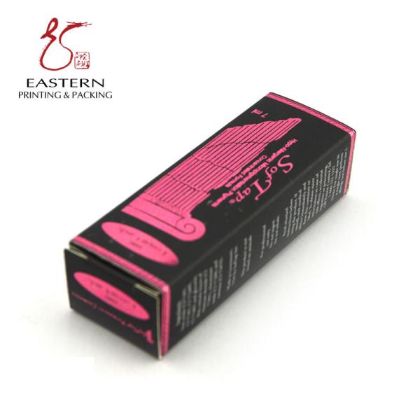 CMYK Foil Stamping Cosmetic Packaging Paper Box For Nail Polish Packing