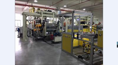 Extrusão Geomembrane da folha 200KW que faz a máquina a máquina dobro da extrusora de parafuso