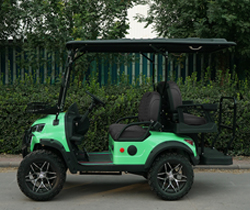 Affordable Electric Car Golf Cart with 120Ah Lead Acid Battery and Front LED Headlight