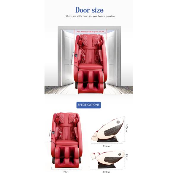 Reclining Full Body Shiatsu 3D Massage Chairs Woven PU Manual OEM