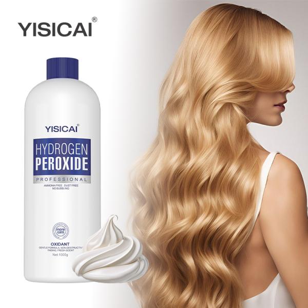 1000ml Ammonia-Free Hydrogen Peroxide Hair Bleaching Dyeing Solution 3%6%9%12% Concentrations Milk Texture Permanent Feature