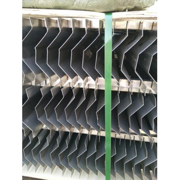 Высота 250mm пусковой площадки демистора пакета лопасти x элиминатора тумана масла SS304 комплектует вверх по жидкости