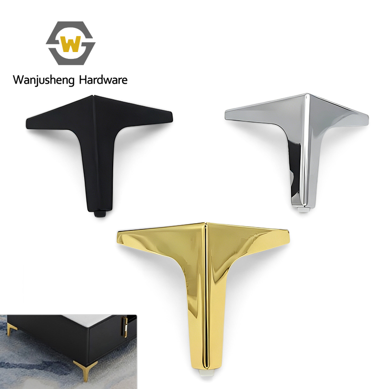 European Light Luxury Furniture Cabinet Metal Support Legs Sofa & Table Legs Furniture Support Feet