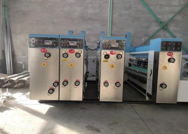 Corrugated Flexo Printing Slotting Die Cutting Machine 2 3 4 Color Cardboard Box