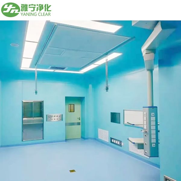 YANING MOT Modular Operating Room with Laminar Flow Ceiling HEPA Filter and Touch Screen Control Panel for Hospital Surgical Room