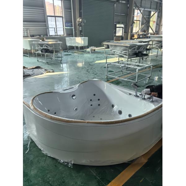 Customizable 1500mm Acrylic Whirlpool Massage Bathtub for 2 Person Computer Controlled
