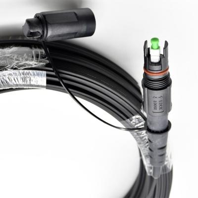 1 Strand HDPE SC APC Horizontal Drop Cable G657A2 50m 100m