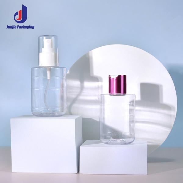 30ml 50ml 100ml PET Spray Bottle Luxury Plastic Refillable Perfume Bottle With Wooden Cap