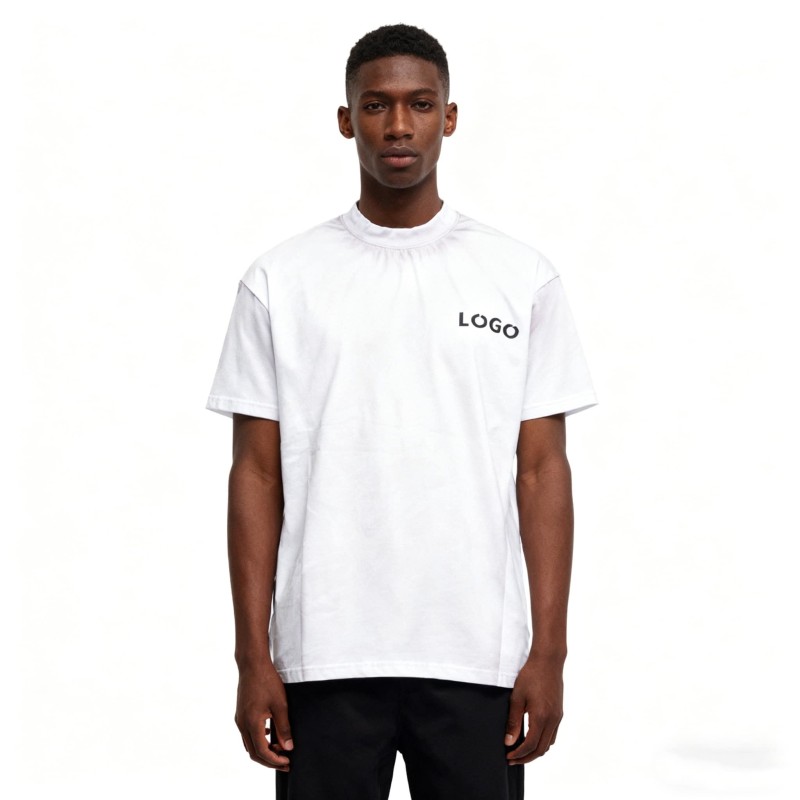 Custom Logo 100%Cotton Oversized T Shirt Blank Streetwear for Men