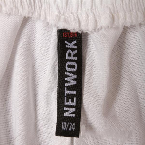 30% Cotton Ladies White Shorts