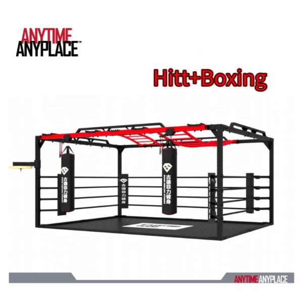 Multifunctional Thai Training Boxing Ring Including Punch Bags And Speedball