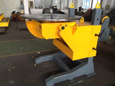 ISO 3 Axis Positioner Gear Tilt Welding Rotators Positioners 1200mm Table Diameter